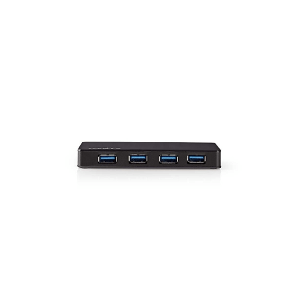 Nedis USB-hubb | USB A-Hane | 4x USB A Female | 4-Port port(s) | USB 3.2 Gen 1 | Strömadapter / USB ström | 4x USB
