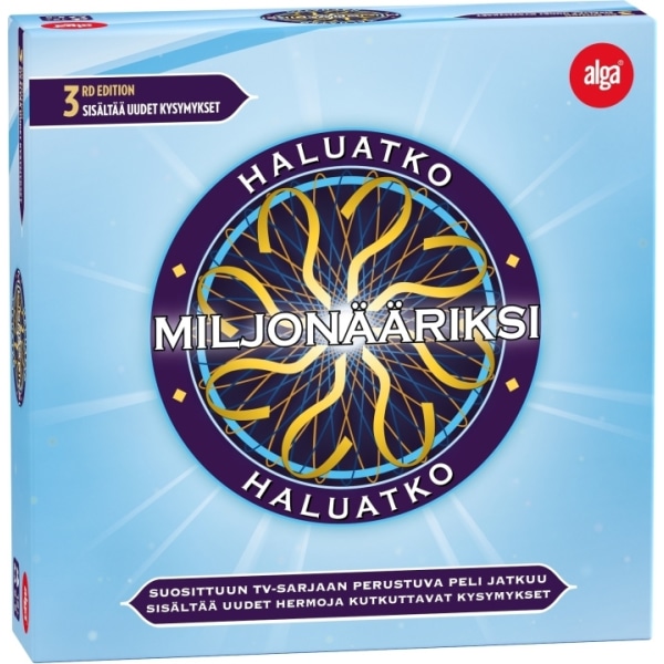 Alga Want to be a Millionaire 3rd Edition brädspel
