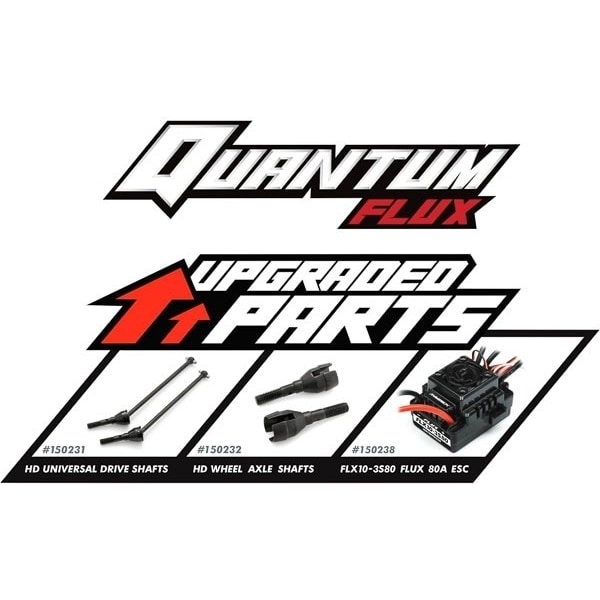 Maverick Quantum XT Flux 80A 1-10th Scale 4WD Electric, Silver