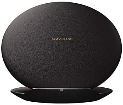 Runt Trådlöst Qi-Laddställ, Fast charge, Svart