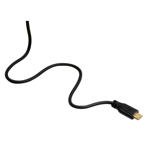 HAMA Kabel USB-USB-Micro B Guld Svart 0.75m