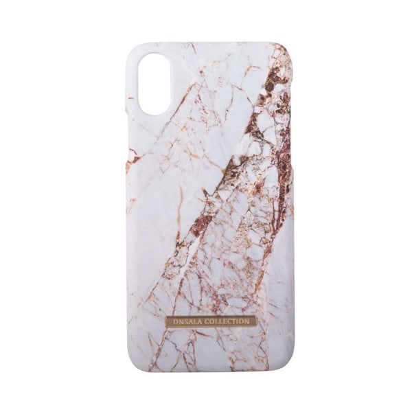 Onsala COLLECTION Mobil Cover Soft White Rhino Marble iPhone X/XS Vit