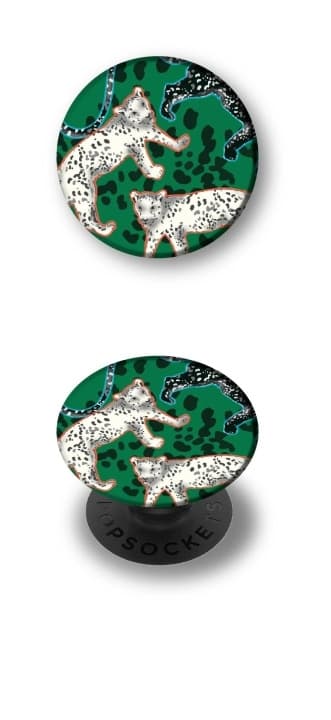 Popsockets Richmond & Finch PopGrip vihreä leopardi Grön