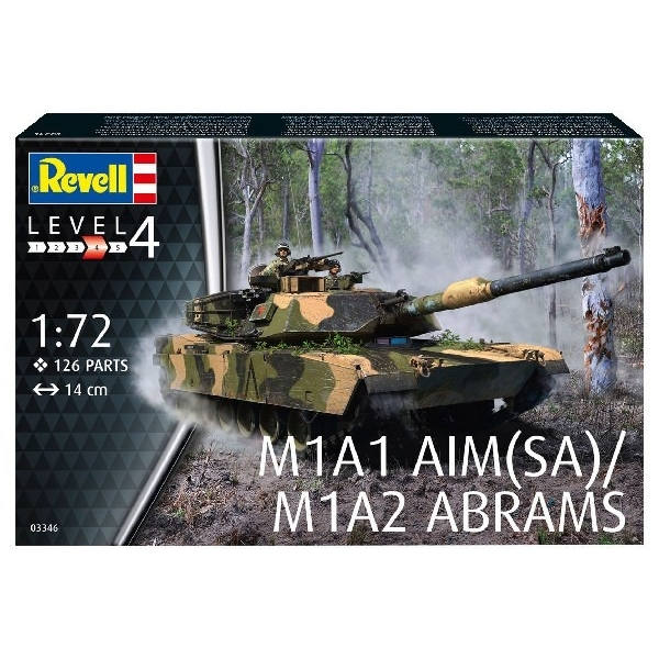 Revell M1A2 Abrams Tank 1:72