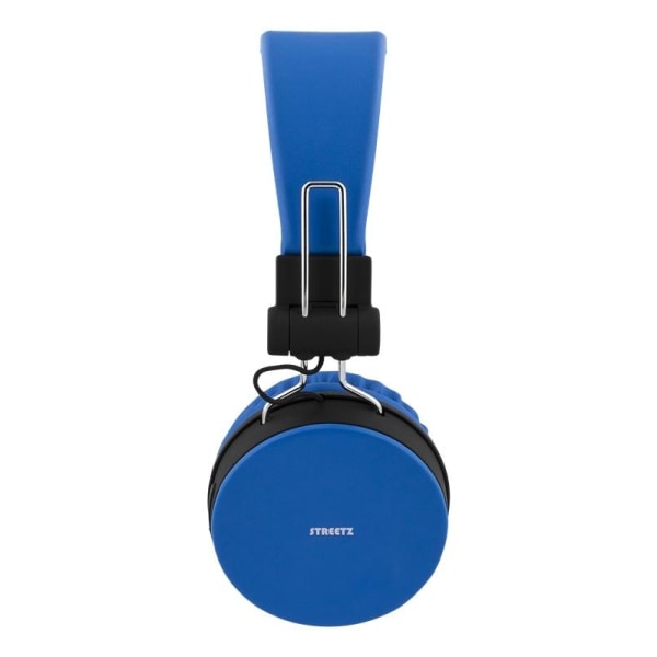 STREETZ Foldable on-ear BT headset, 3.5 mm, blue Blå