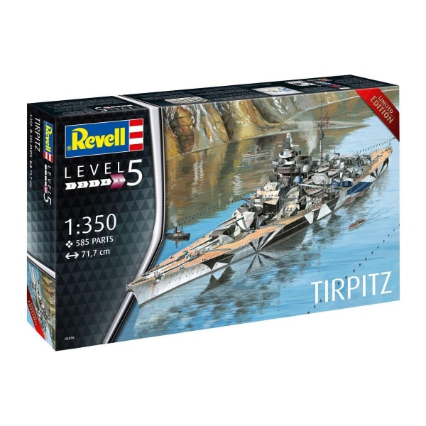 Revell German Battleship WWII Tirpitz 1:350