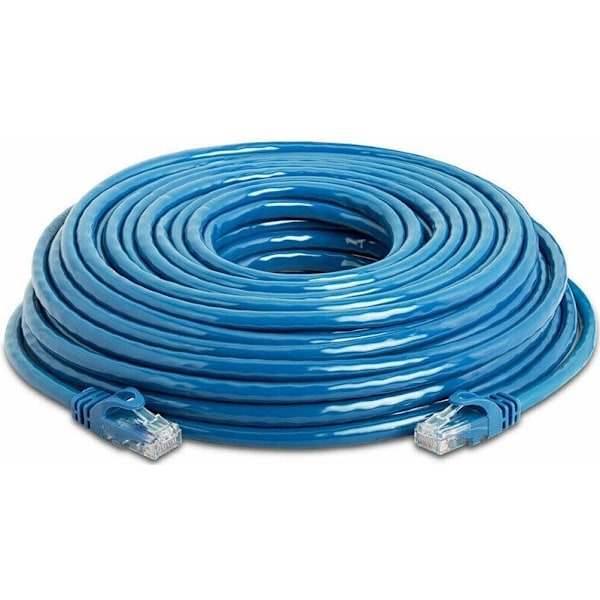 NORDIQZENZ Nätverkskabel UTP RJ45 Cat6 15m, Blå