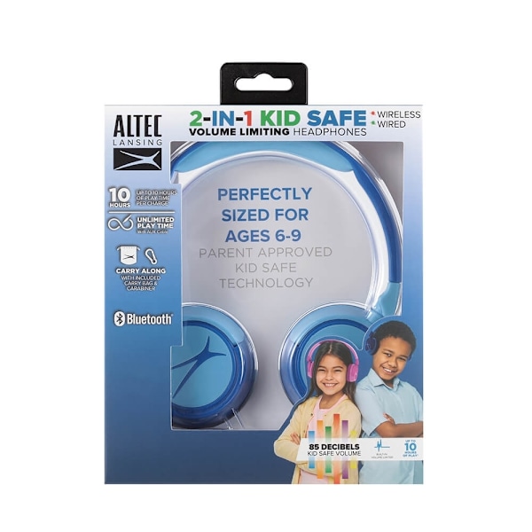 Altec Lansing Kids Kuuloke Wireless 2in1 On-Ear Sininen Blå