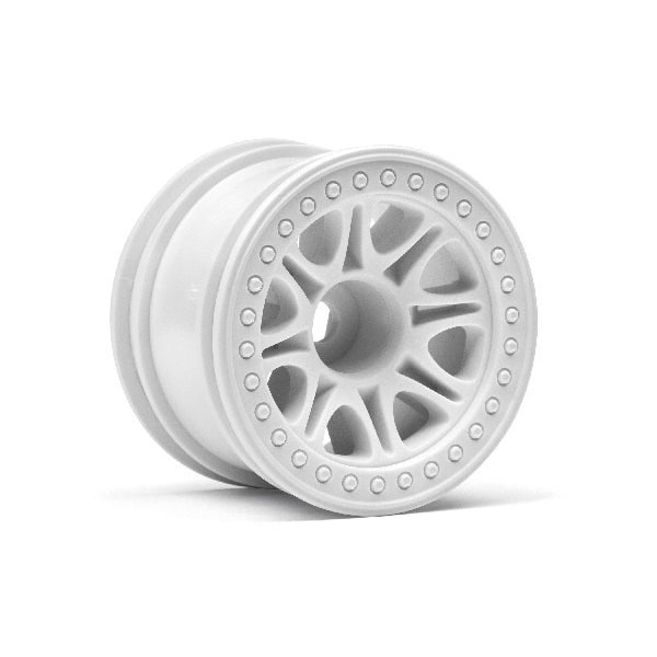 HPI Split 8 Truck Wheel (White/2Pcs)