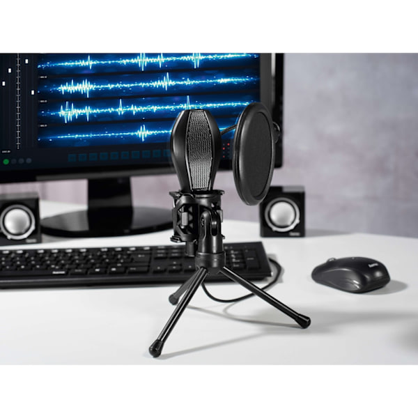 Hama Mikrofoni Stream USB Musta
