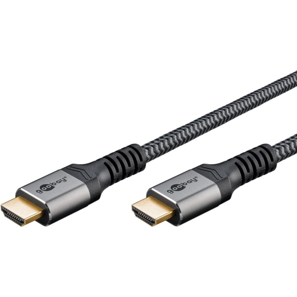Goobay HDMI™-kaapeli Ethernet-yhteydellä, 15 m, Sharkskin G