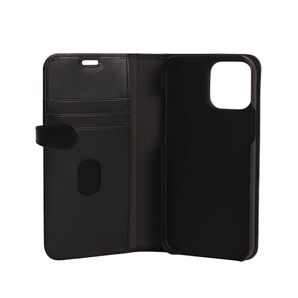 Buffalo Wallet Læder Til 3 kort iPhone 13 Pro Max Sort Svart