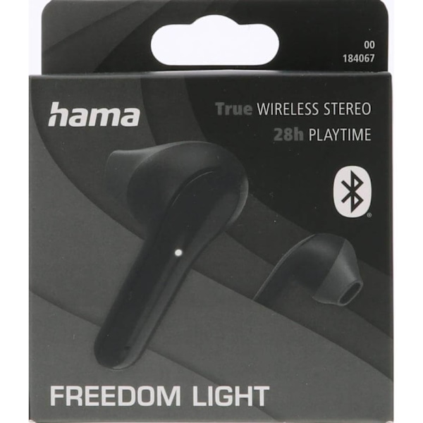 Hama Hörlur Freedom In-Ear TWS Svart Svart