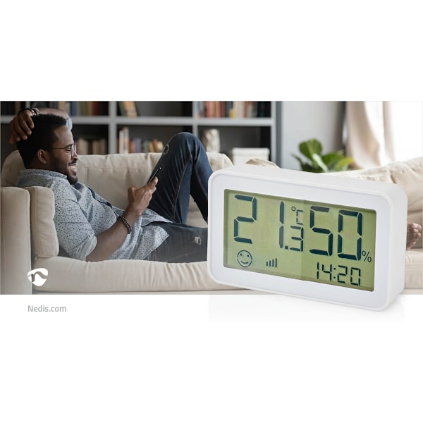 Nedis SmartLife Klimatsensor | Zigbee 3.0 | Batteridriven | Android™ / IOS | Vit