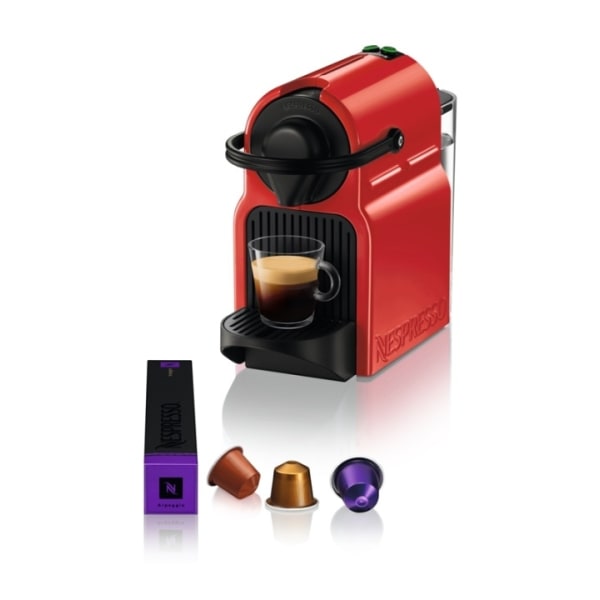 Krups Inissia XN1005 Ruby Red Pod coffee machine 0,7 l