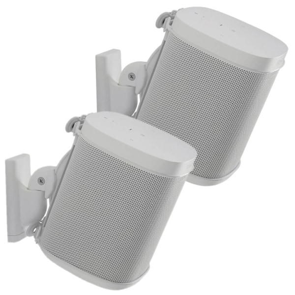 SANUS Wall Mount for Sonos One SL Play:1 Play:3 Pair White