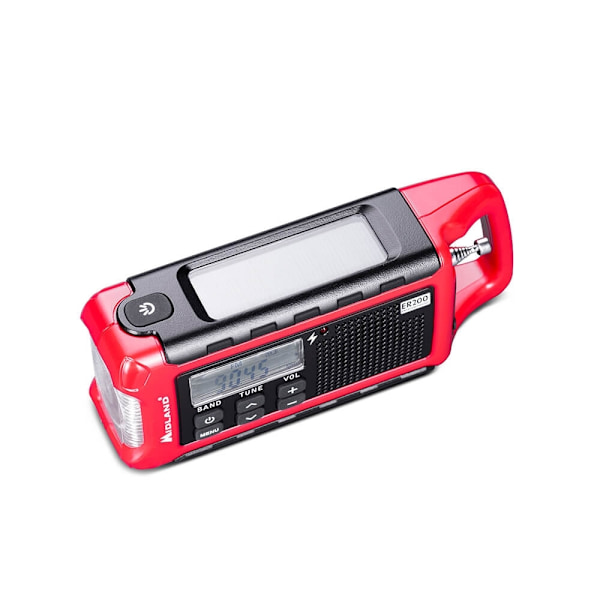 Midland Hätäradio ER200 Punainen/Musta