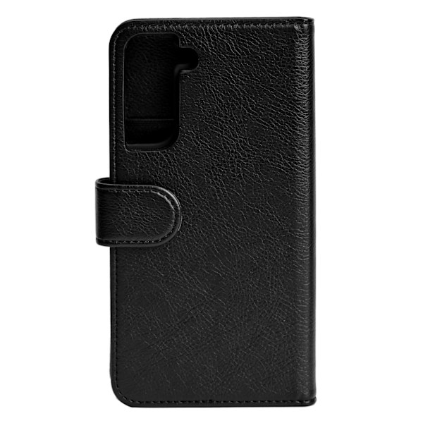 Essentials Samsung S20 FE PU wallet, detach, 3 cards, Black Svart