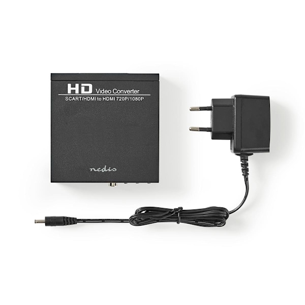 Nedis HDMI ™ Omvandlare | SCART Hona | HDMI™ utgång / 1x 3.5 mm ljud ut / 1x Digital Audio | Envägs | 1080p | 1.65 Gbps | Aluminium | Antracit