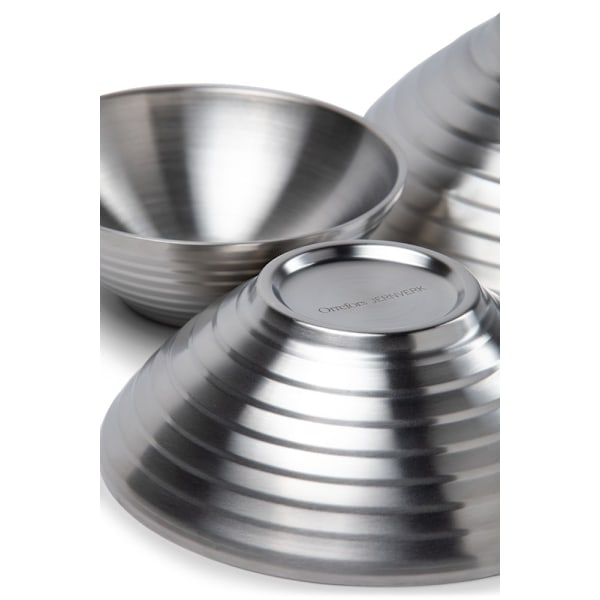 Orrefors Jernverk Skål Stainless Dubbelvägg 3-pack