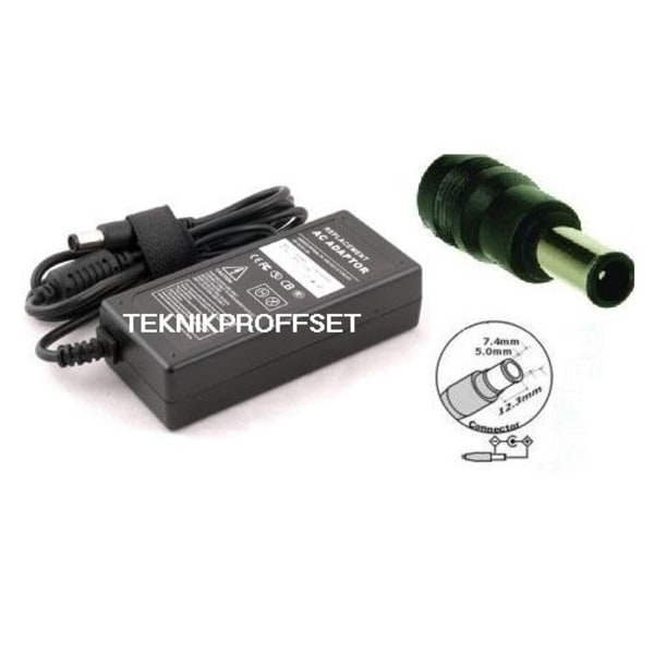 AC Adapter till HP, 18.5V 4.9A 90W (7.4x5.0mm)