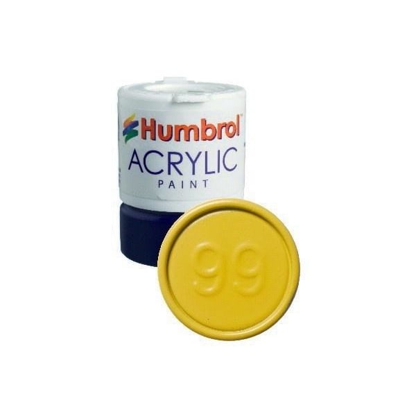 HUMBROL Acrylic maling Lemon 14ml - Mat Gul