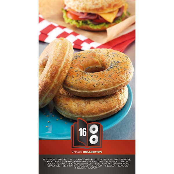 Tefal Snack Collection bageplader: 16 bagels