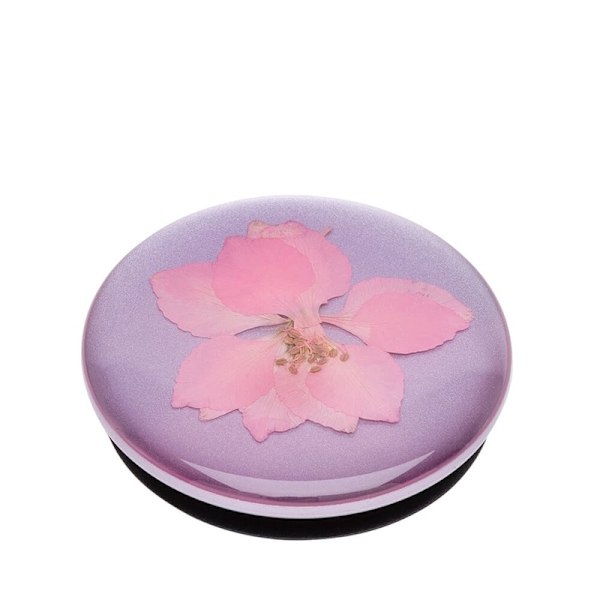 PopSockets Pressed Flower Delphinium Avtagbart Grip med Ställfunktion Premium