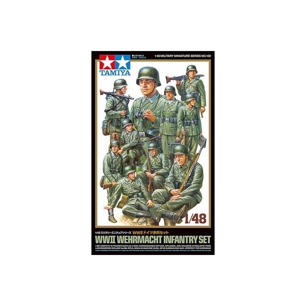 TAMIYA 1/48 WWII Wehrmacht Infantry Set