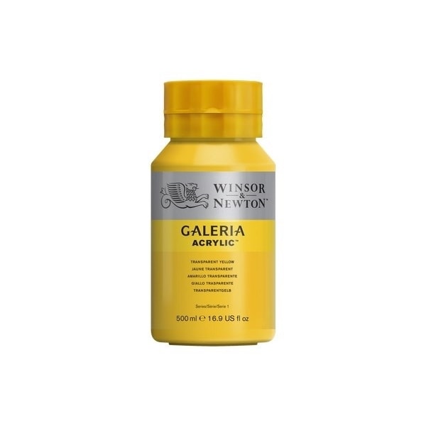 Galeria Acrylic 500Ml Trans Yellow 653