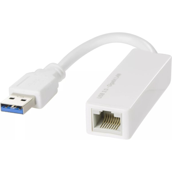 DELTACO USB 3.0 netværksadapter med internt flash-hukommelse, Gigabit