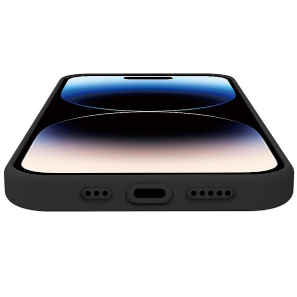 Celly Cromomag Soft rubber case MagSafe-kompatibelt iPhone 15 Pro Svart Svart