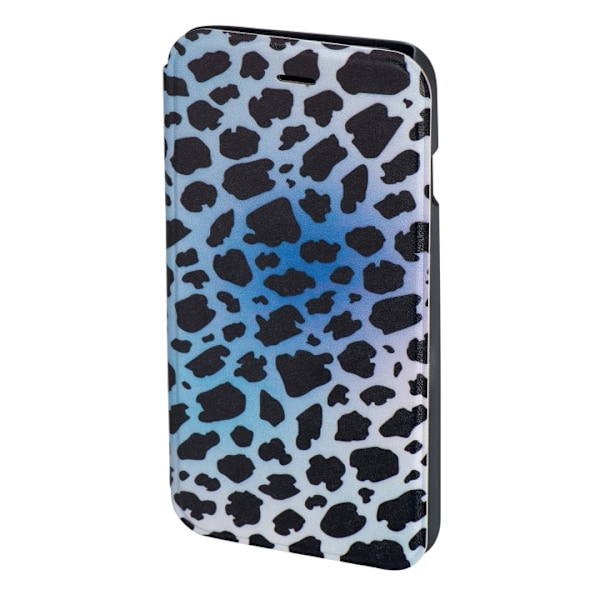 HAMA Mobil Wallet DesignLine iPhone 6/6S Leopard Blå Flerfärgad