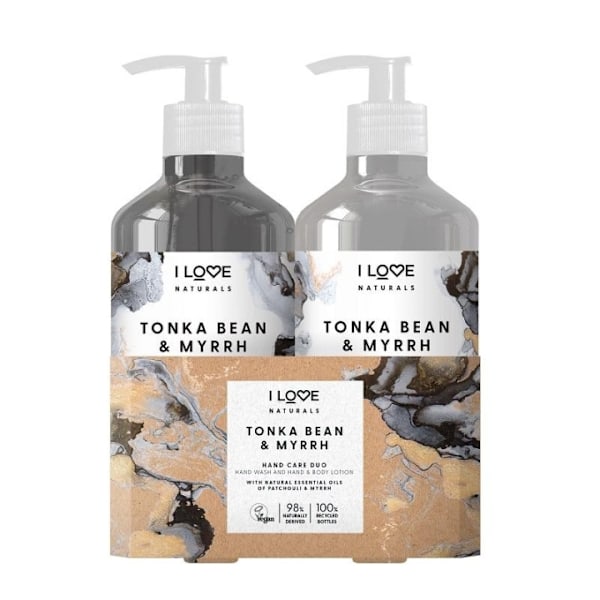 I Love... Giftset I Love Naturals Hand Care Duo Tonka Bean & Myrrh