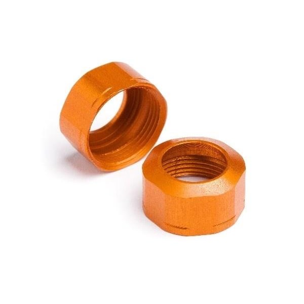 HPI Shock Cap 12Xm13X0.8Mm (Orange/Grooved/2Pcs)