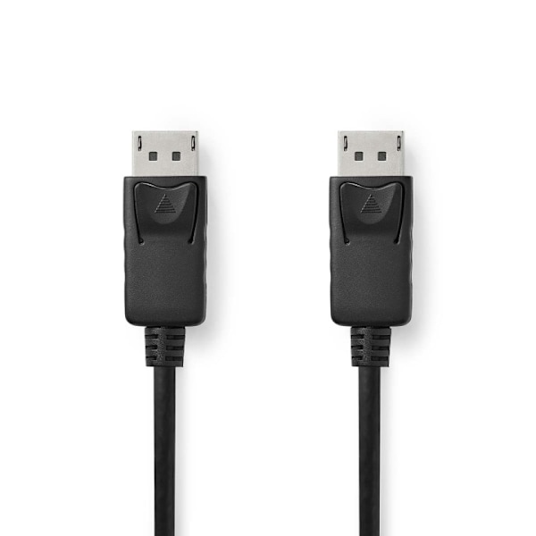 Nedis DisplayPort kaapeli | DisplayPort uros | DisplayPort uros | 4K@60Hz | Kullattu | 3.00 m | Pyöreä | PVC | Musta | Label