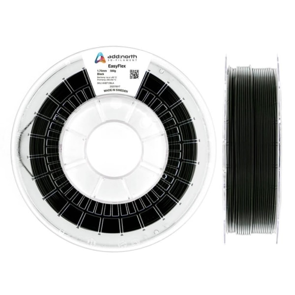 ADDNORTH Filament EasyFlex 1.75mm 500g Sort