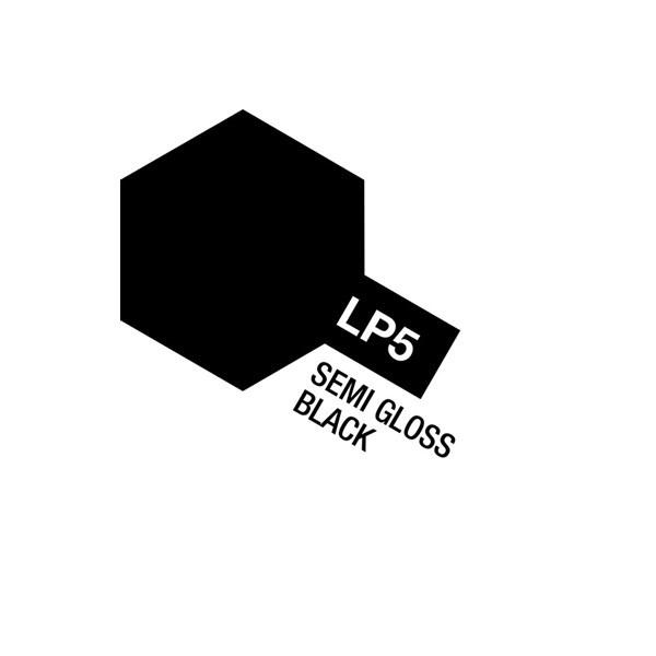 Tamiya Lacquer Paint LP-5 Semi Gloss Black (SG) Svart