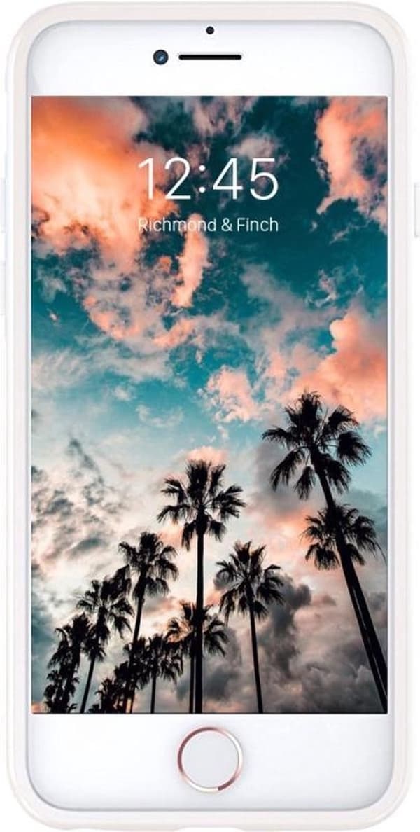 Richmond & Finch iPhone 7/8/SE2 Case, White Marble Vit