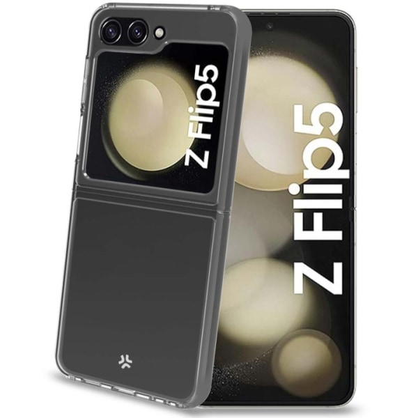 Celly Gelskin TPU-suojus Galaxy Z Flip 5 läpinäkyvä Transparent