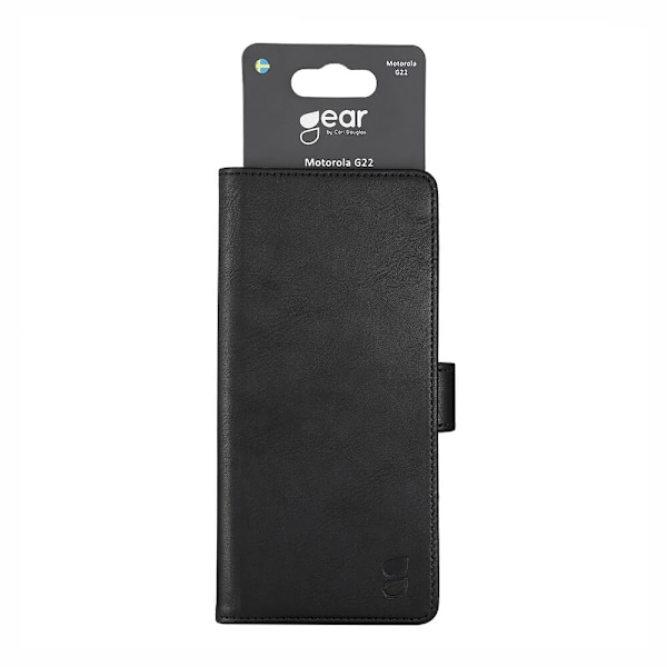GEAR Wallet Sort - Motorola Moto G22 Svart