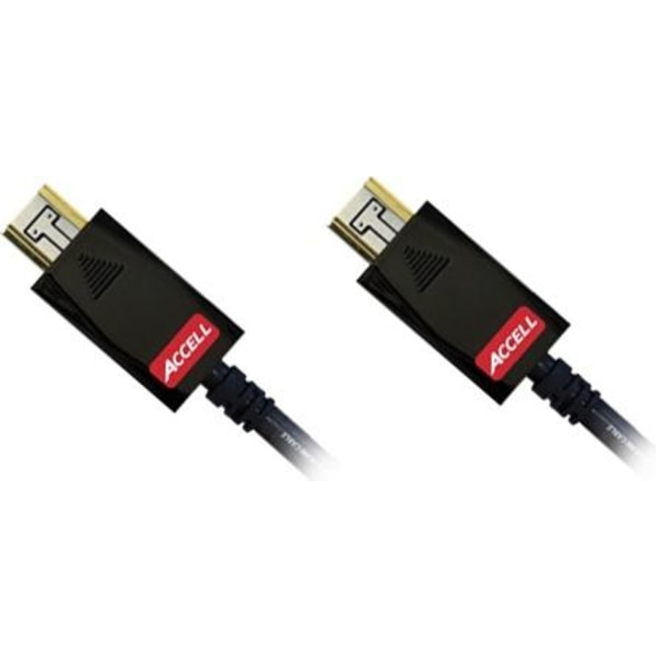ACCELL AVGrip Pro HDMI-kabel, 19-pin ha-ha, 1m, svart (B104C-003