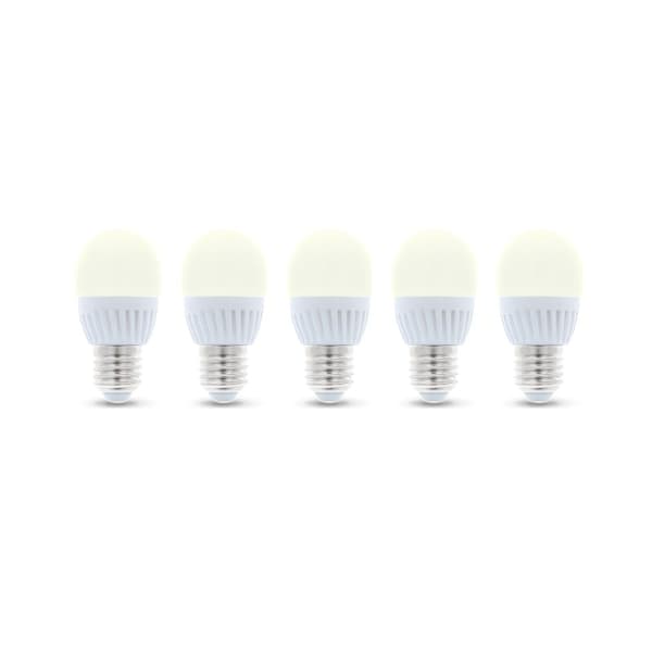 LED-Lampa E27, G45, 6W, 3000K 5-pack, Varmvitt