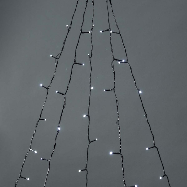 Nedis SmartLife Julbelysning | Träd | Wi-Fi | Varm till cool vit | 200 LED's | 20.0 m | 5 x 4 m | Android™ / IOS