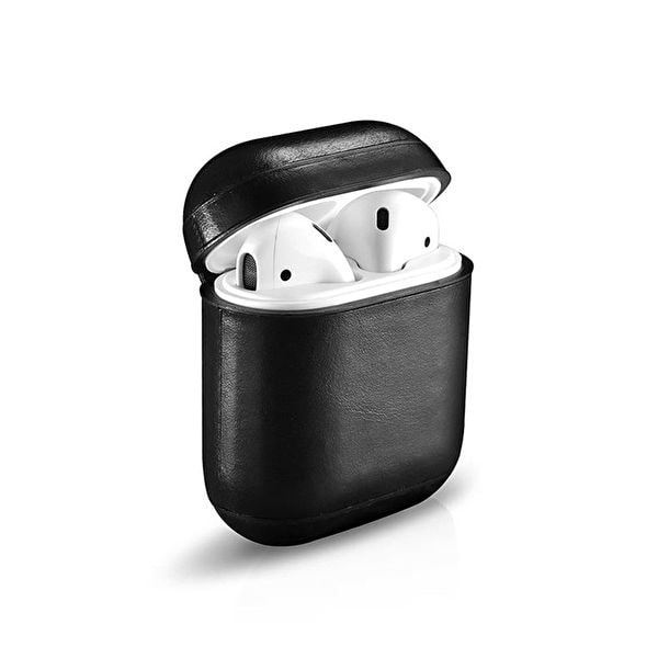 Läderfodral till Apple Airpods med spänne