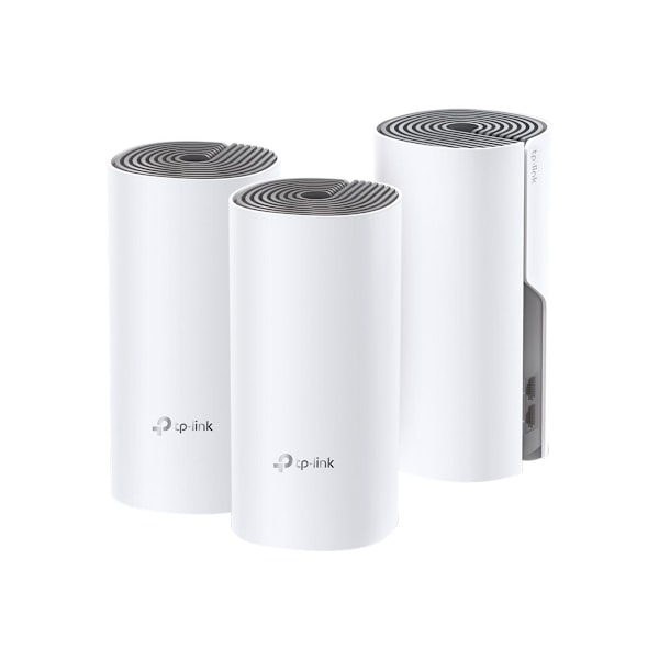 TP-LINK Deco E4 (3-pack) Dual-band (2,4 GHz / 5 GHz) Wi-Fi 5 (802.11ac) Vit, Grå