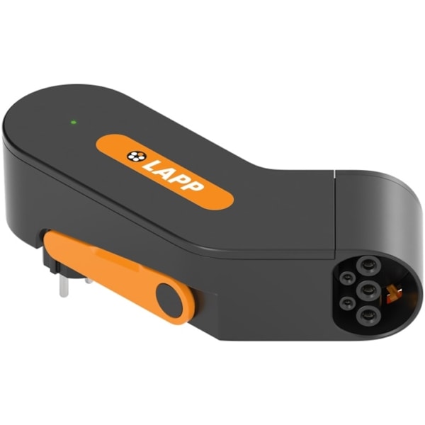 LAPP MOBILITY Mobility Dock oplader til elektriske køretøjer (5555925000) op til 2,3 kW, 10 A, 1-faset, til mobil opladning af hybrid- og elbiler med Sort