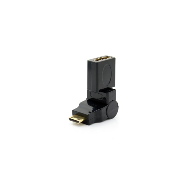 HDMI-adapter, 19-pin ha - ho, vinkelbar 180 grader