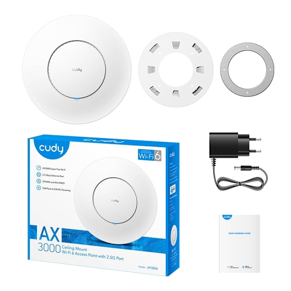 Cudy Access Point AP3000 AX3000 Gigabit PoE Mesh
