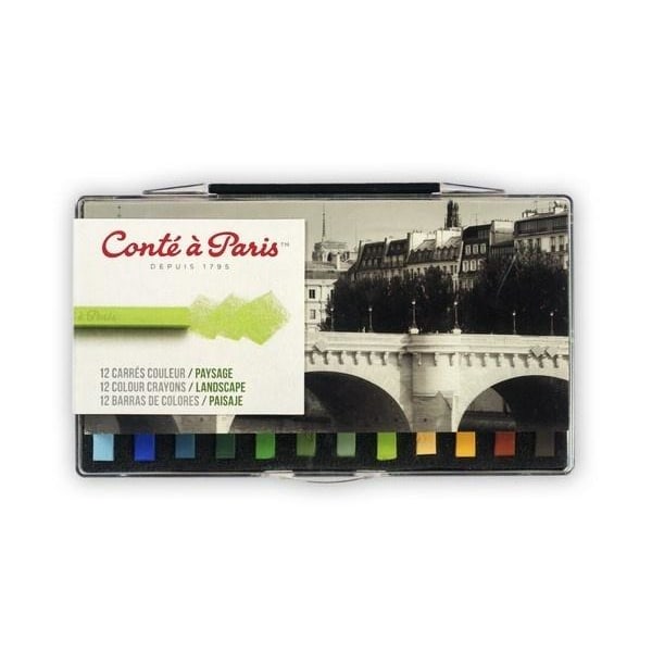 CONTE Plastic Box X12 Coloured Carres Lan